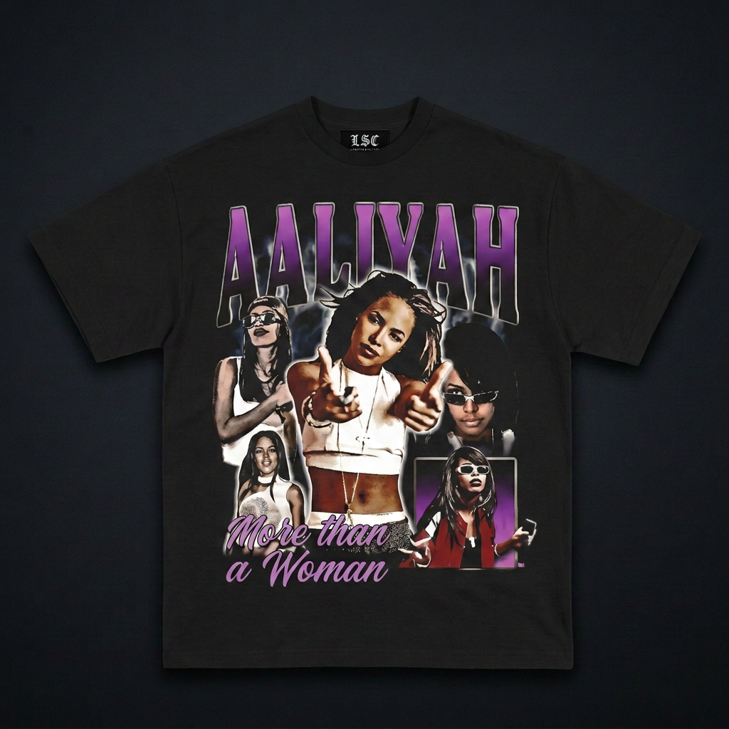 Aaliyah Graphic Tee / Purple