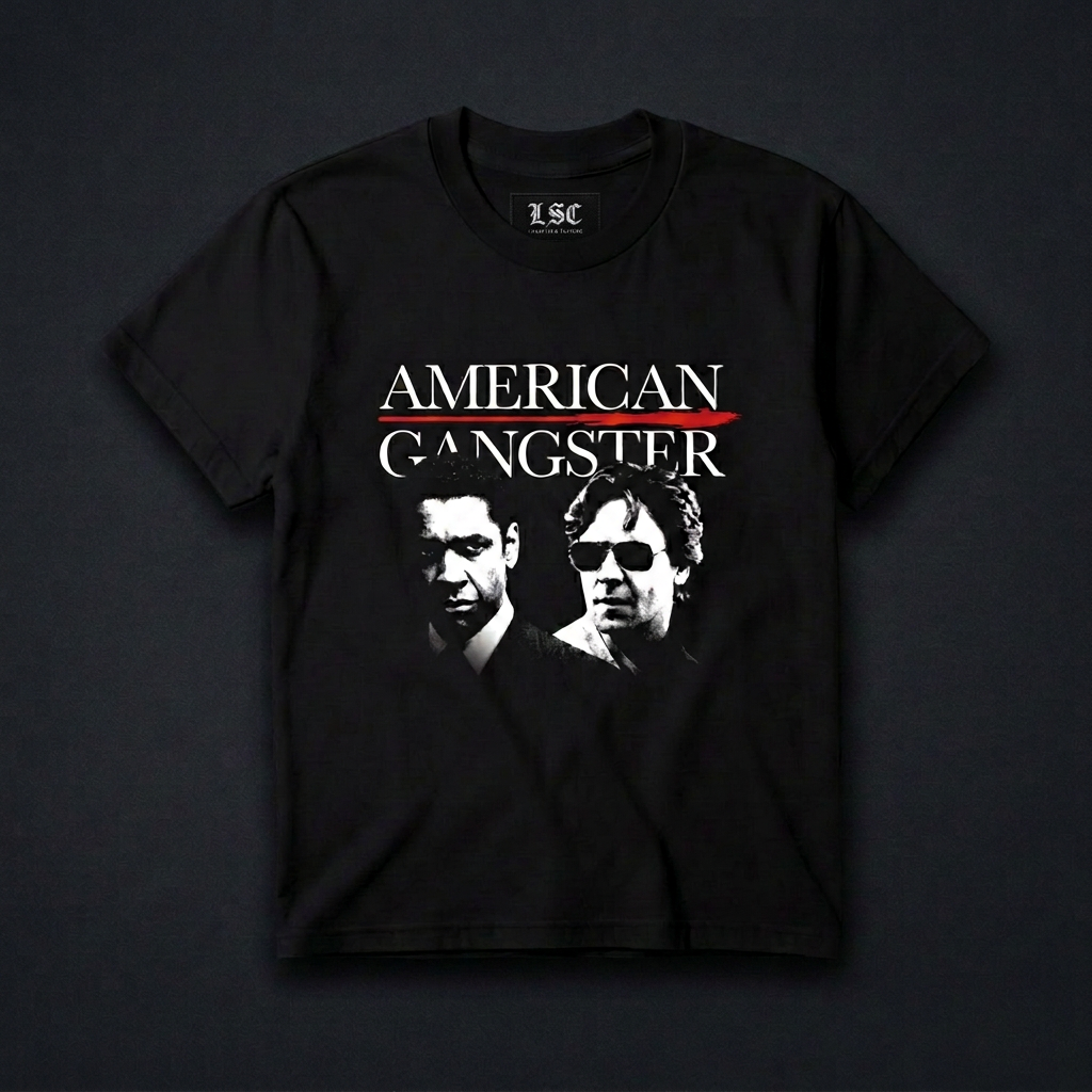 American Gangster Graphic Tee / Black