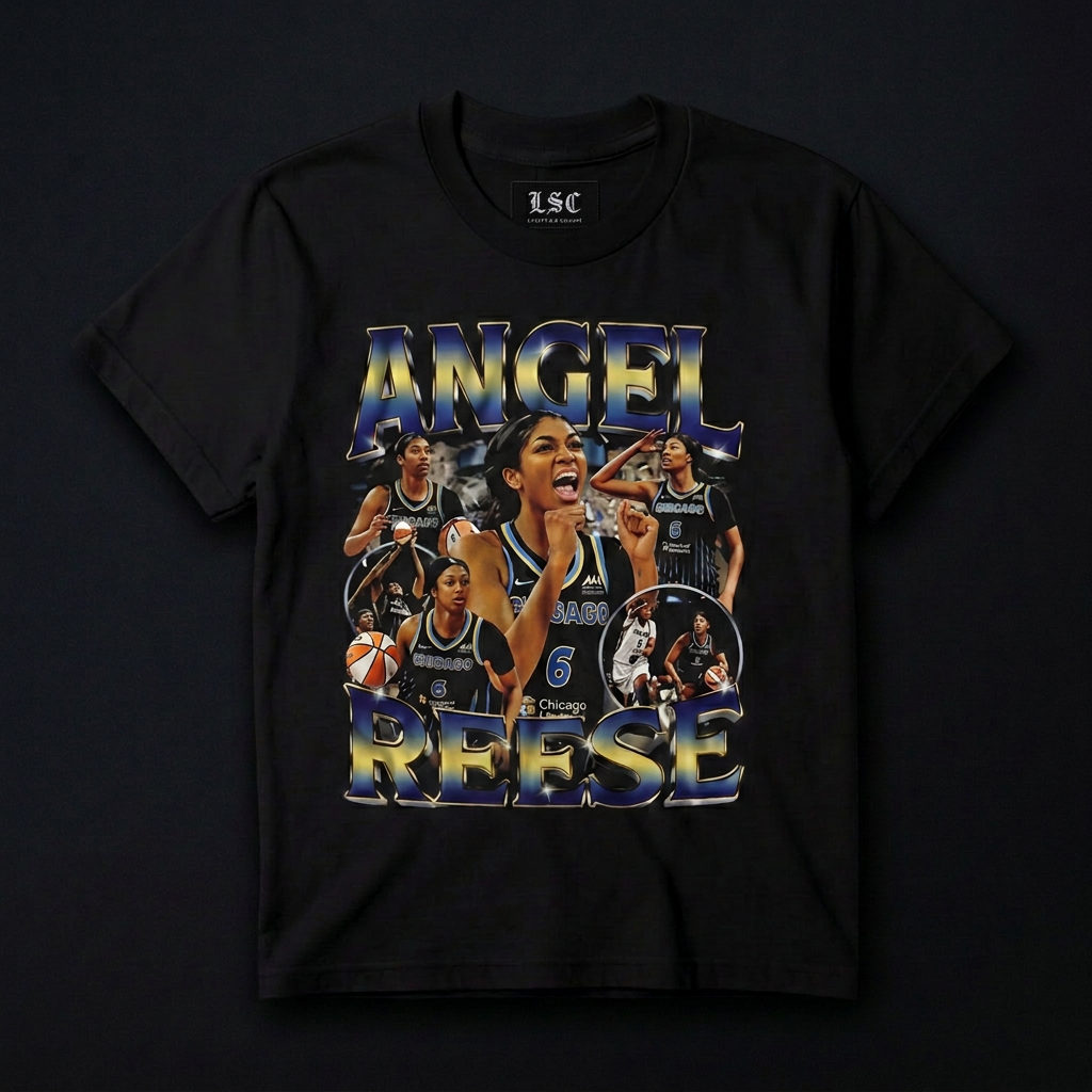 Angel Reese Graphic Tee / Black