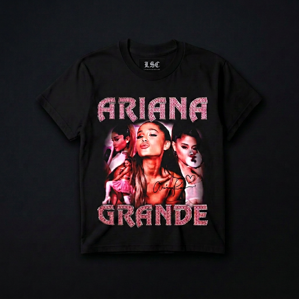 Ariana Grande Graphic Tee / Black