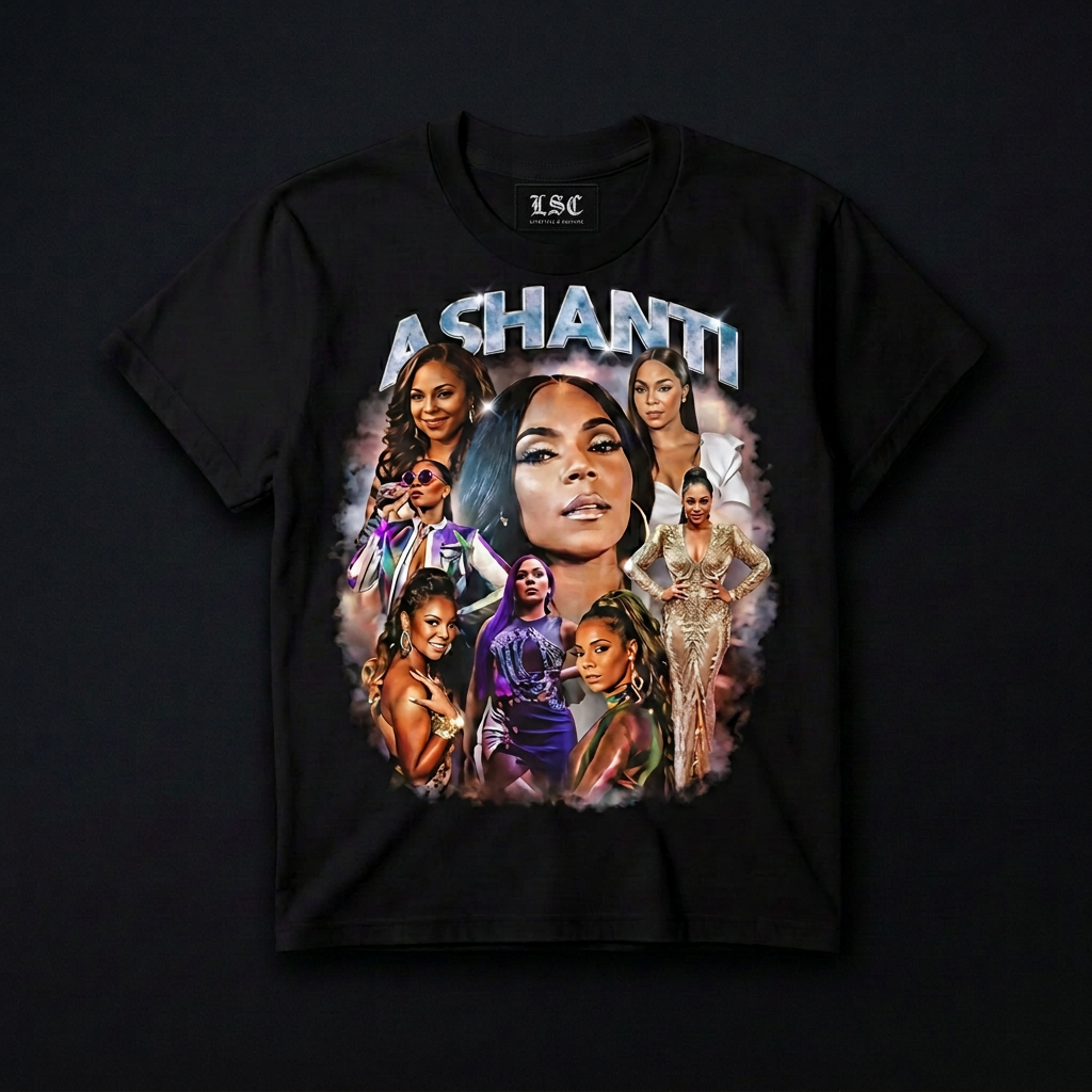 Ashanti Graphic Tee / Black