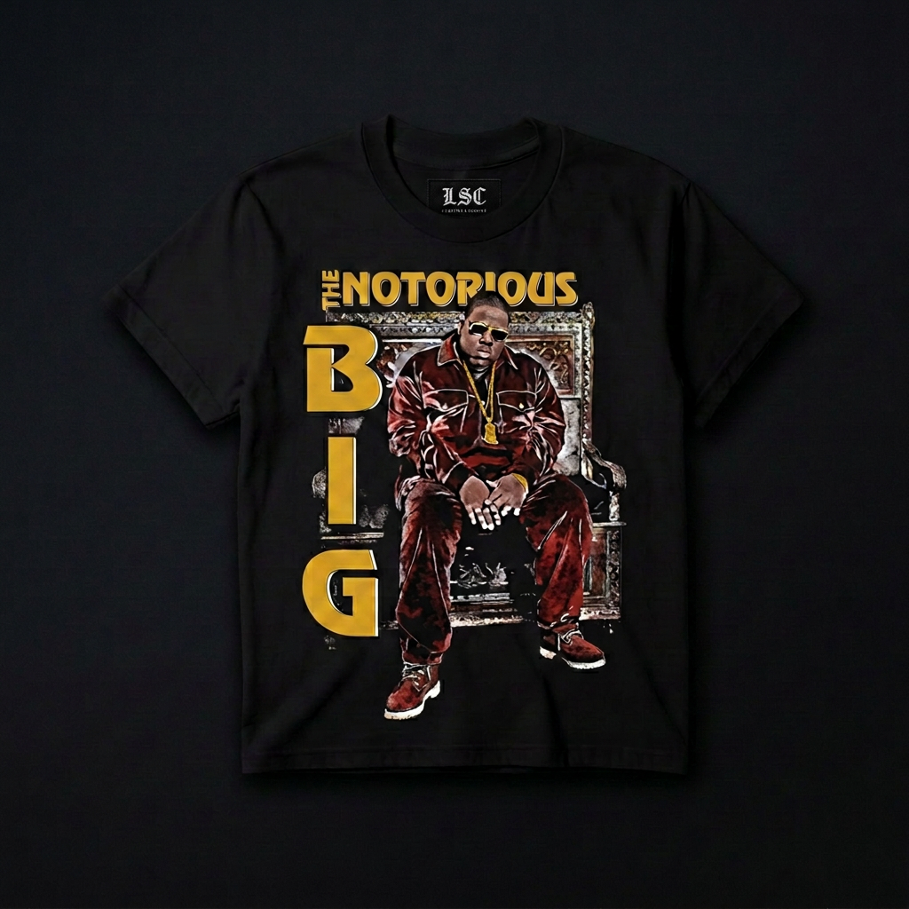 Notorious B.I.G. Graphic Tee / Black