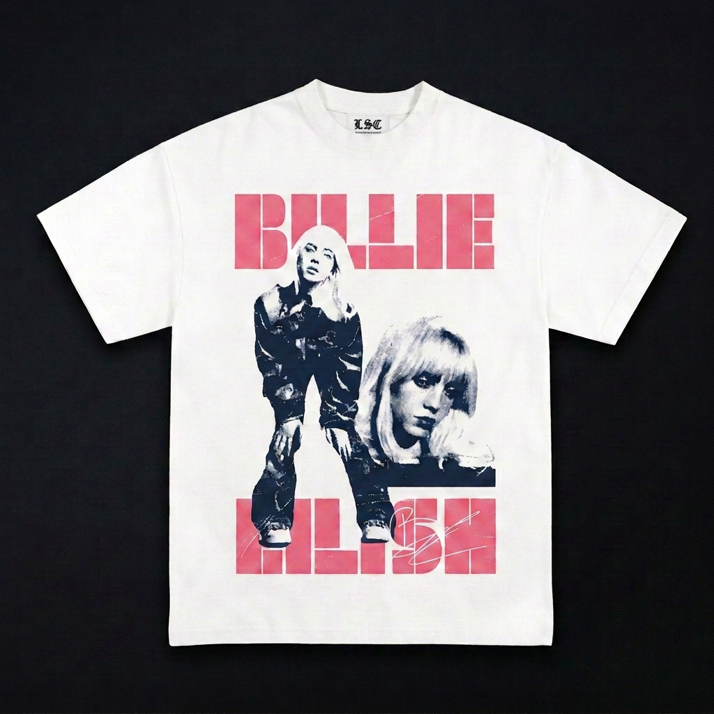 Billie Eilish Graphic Tee / White