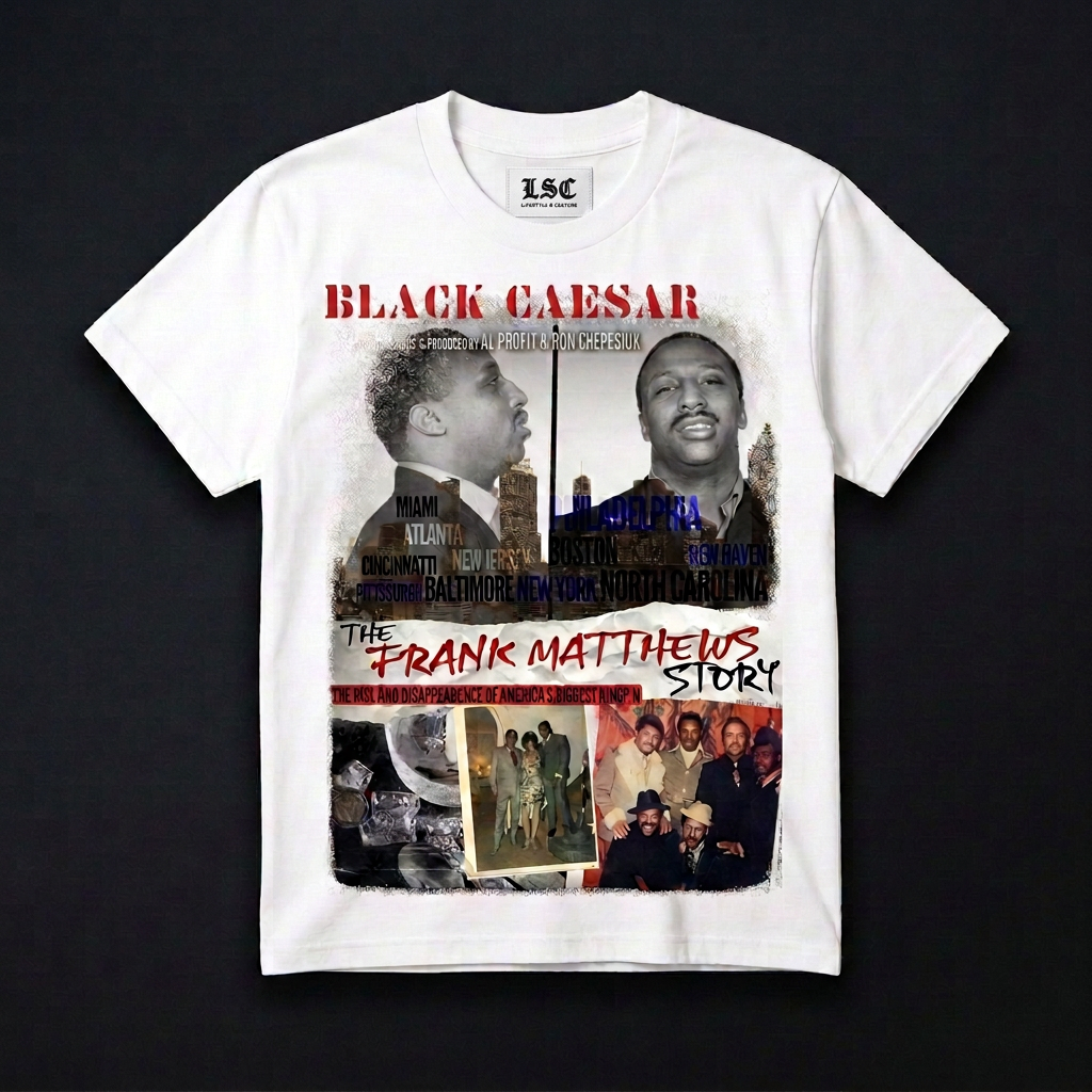 Black Caesar Graphic Tee / White