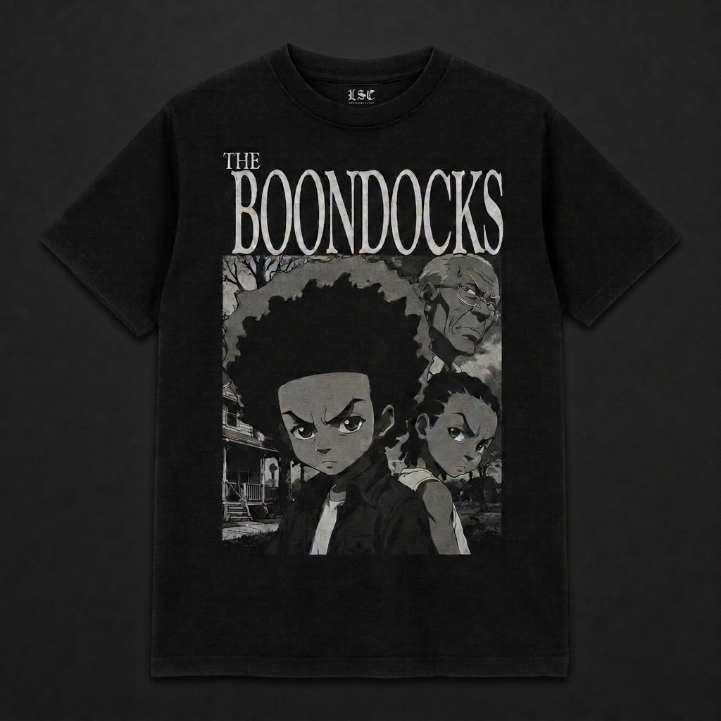 The Boondocks Graphic Tee / Black