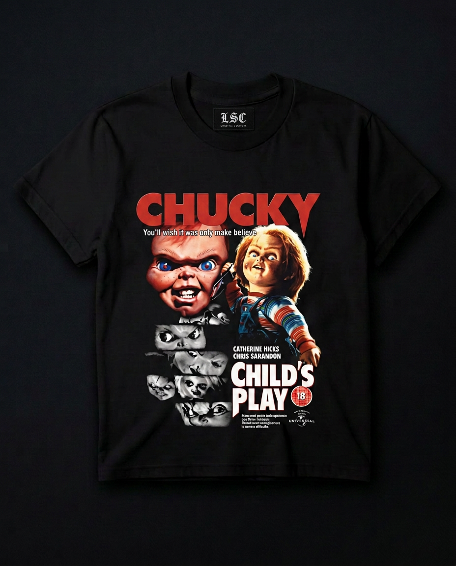 Chucky Child's Play Graphic Tee / Black