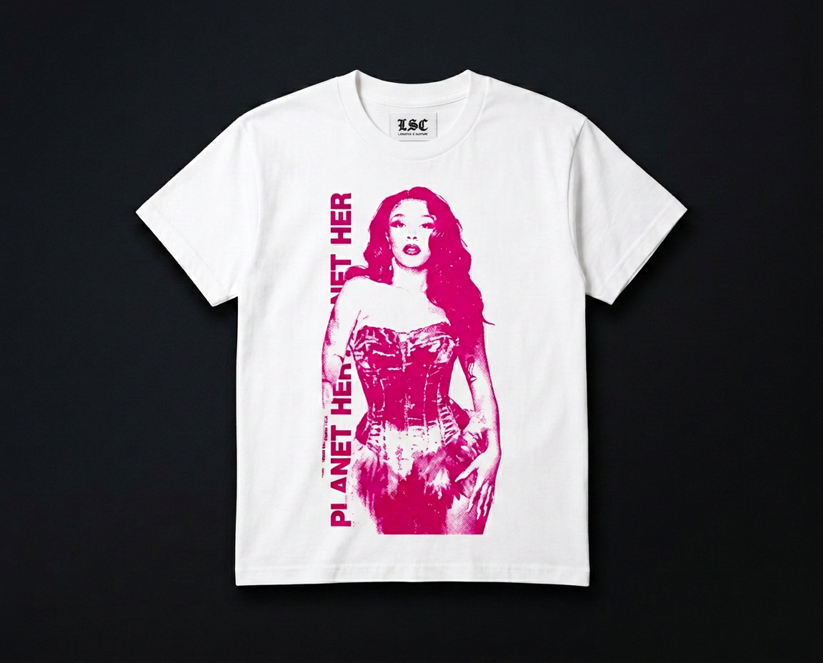 Doja Cat Graphic Tee / White