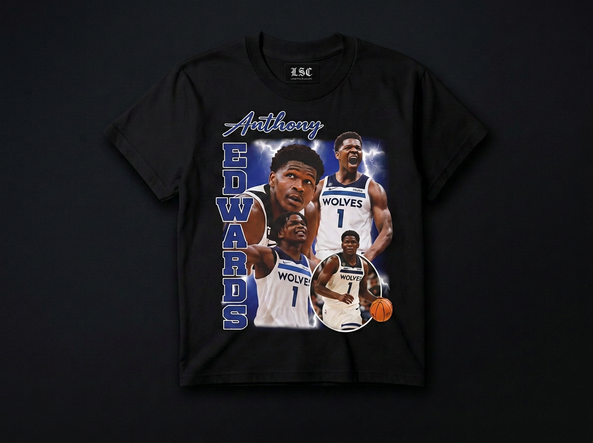 Anthony Edwards Graphic Tee / Black