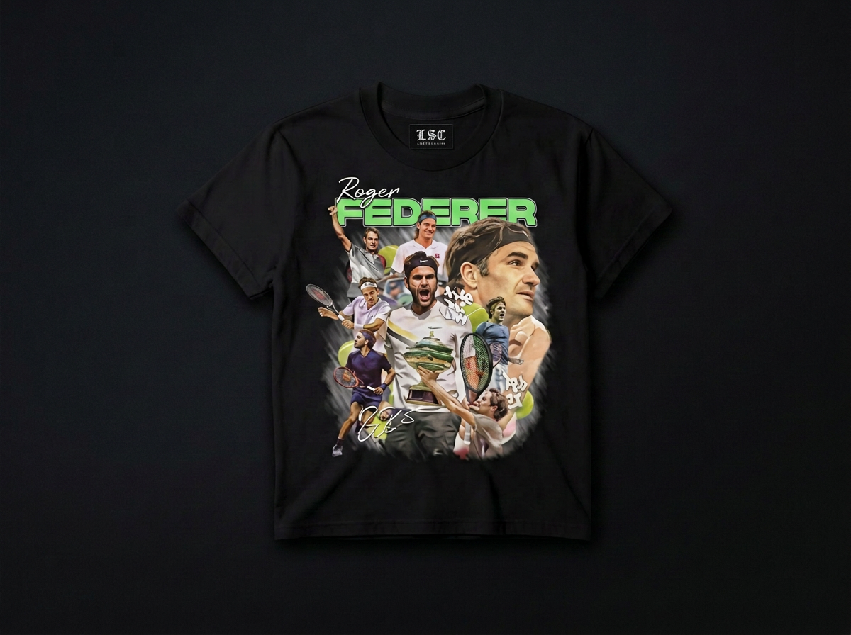 Federer Graphic Tee / Black