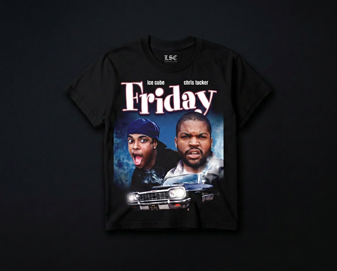 Friday Movie Graphic Tee / Black