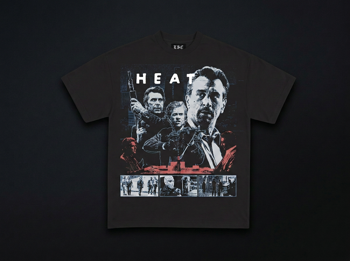 Heat Graphic Tee / Black