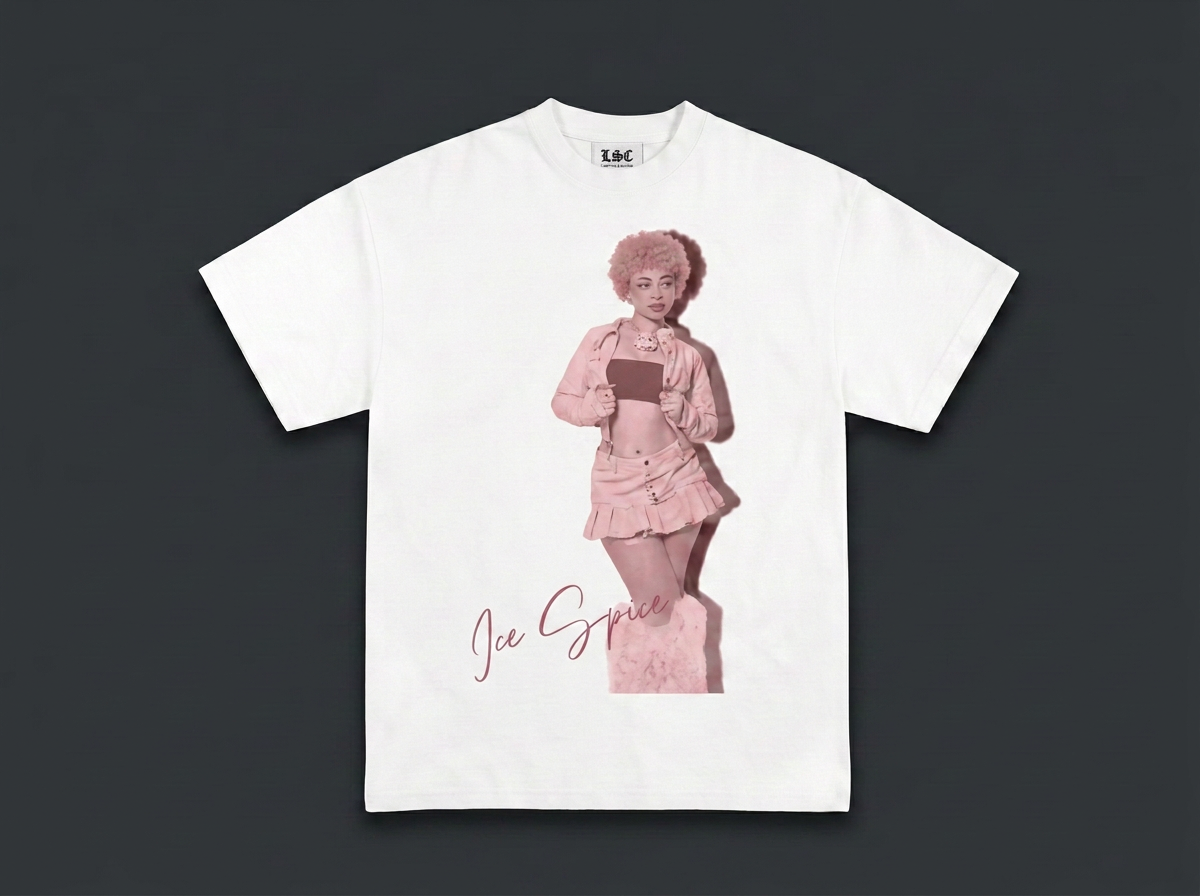 Ice Spice Graphic Tee / White