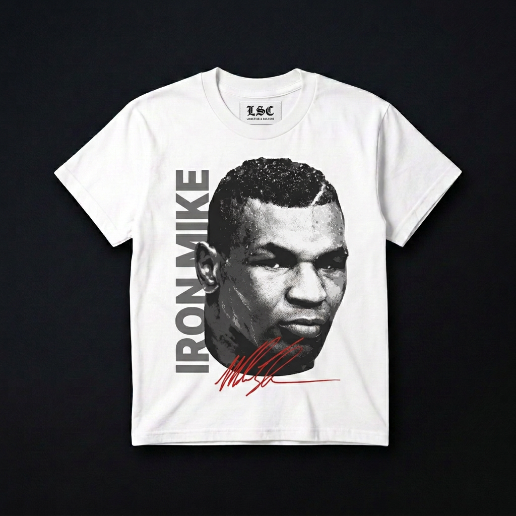 Mike Tyson Graphic Tee / White