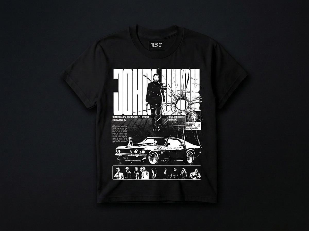 John Wick Graphic Tee / Black