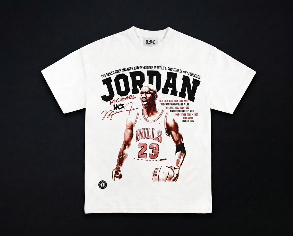 Michael Jordan Graphic Tee / White