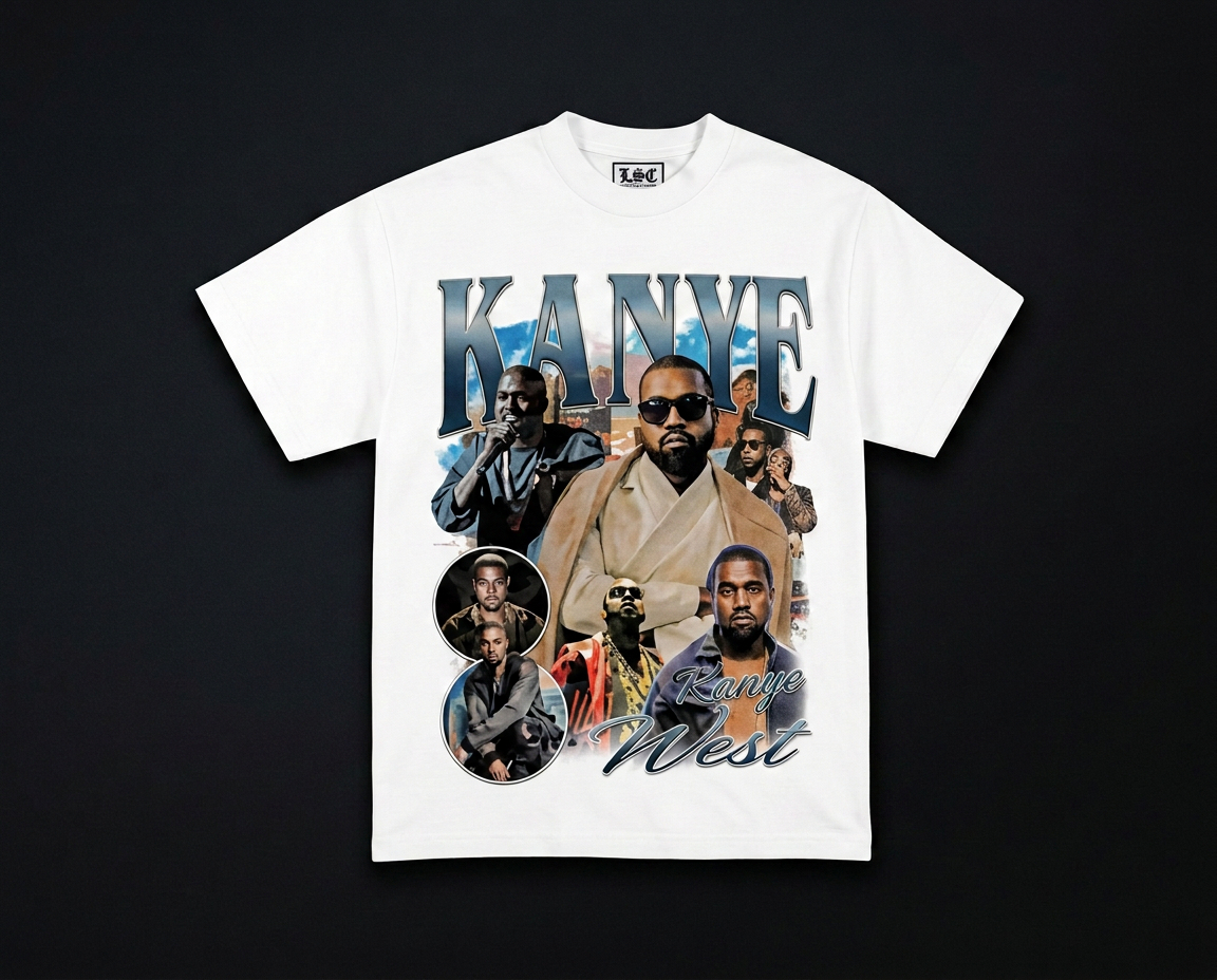 Kanye West Graphic Tee / White