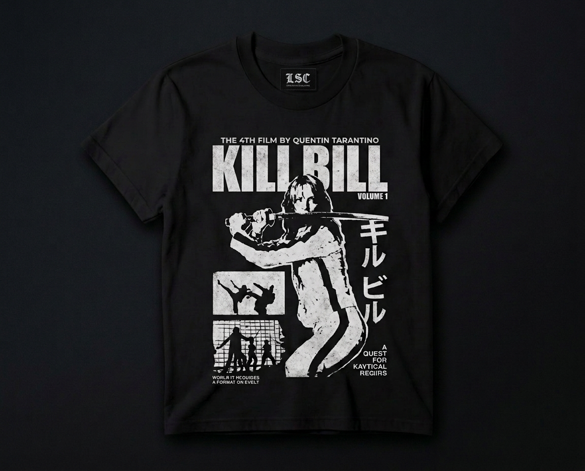 Kill Bill Graphic Tee / Black