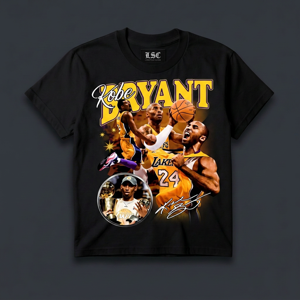 Kobe Bryant Graphic Tee / Black