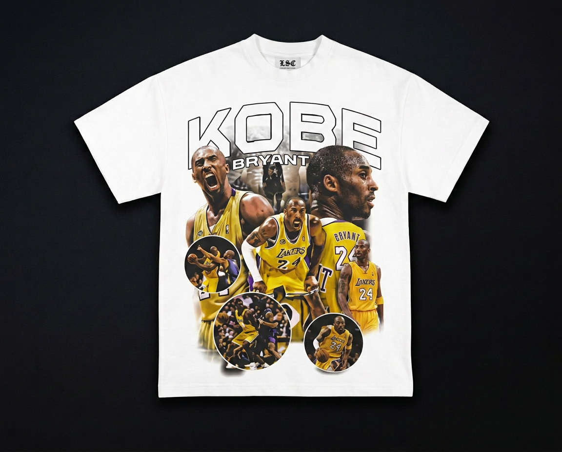 Kobe Bryant Graphic Tee / White