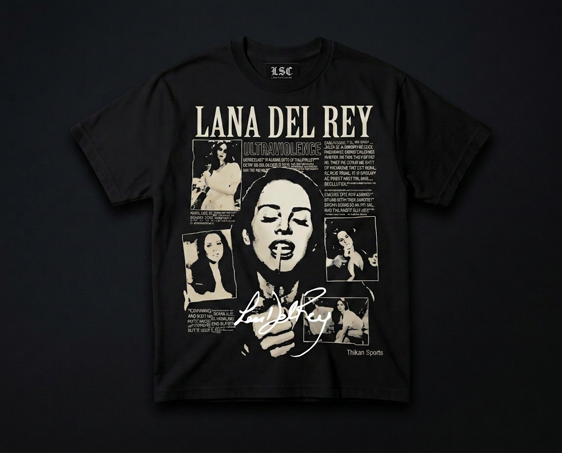 Lana Del Rey Graphic Tee / Black