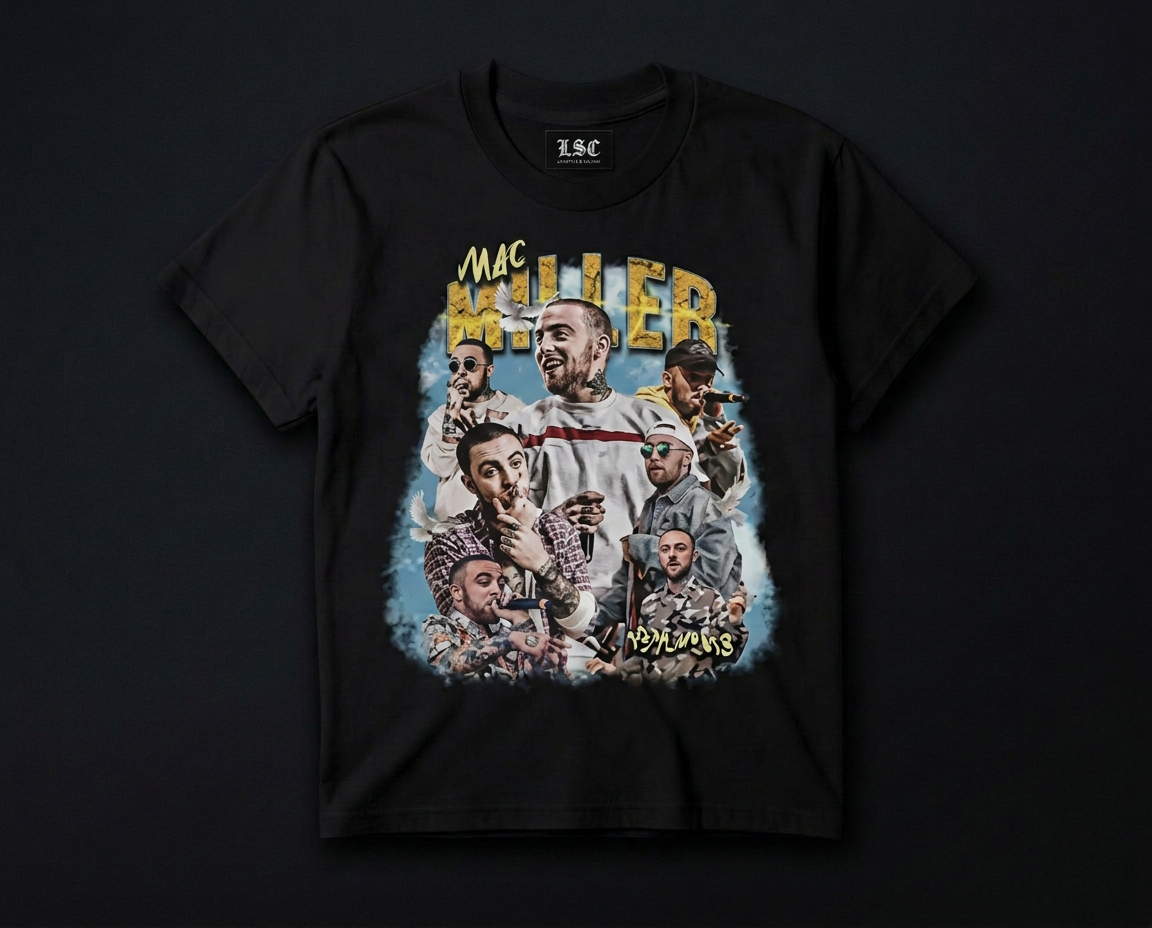 Mac Miller Graphic Tee / Black