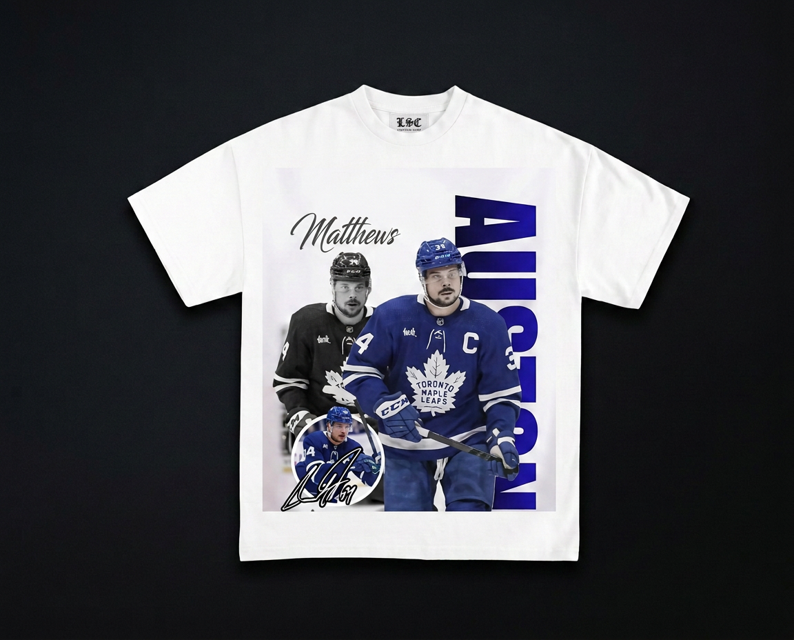 Auston Matthews Graphic Tee / White