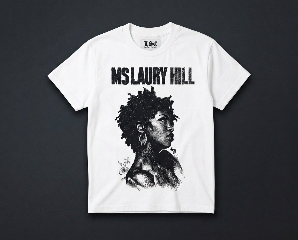 Ms. Lauryn Hill Graphic Tee / White