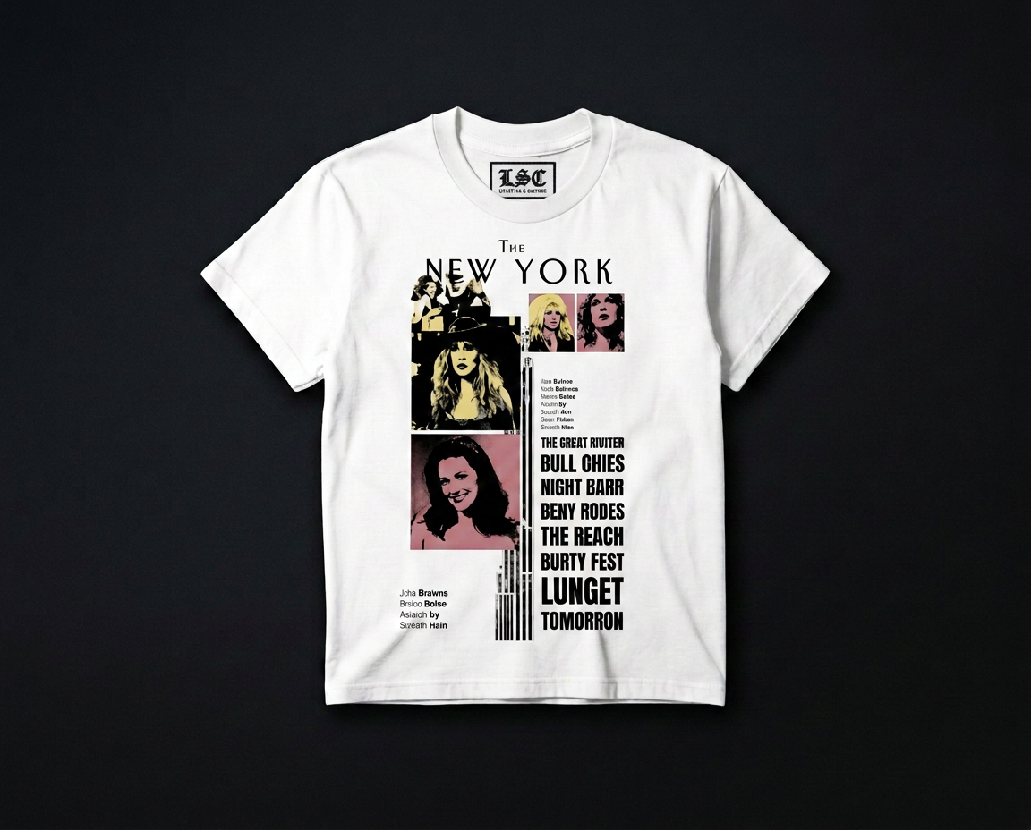 New Yorker Graphic Tee / White