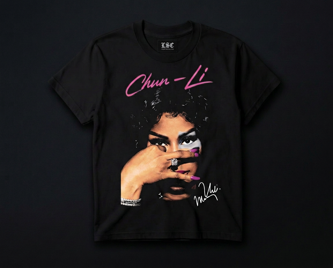 Nicki Minaj Chun-Li Graphic Tee / Black