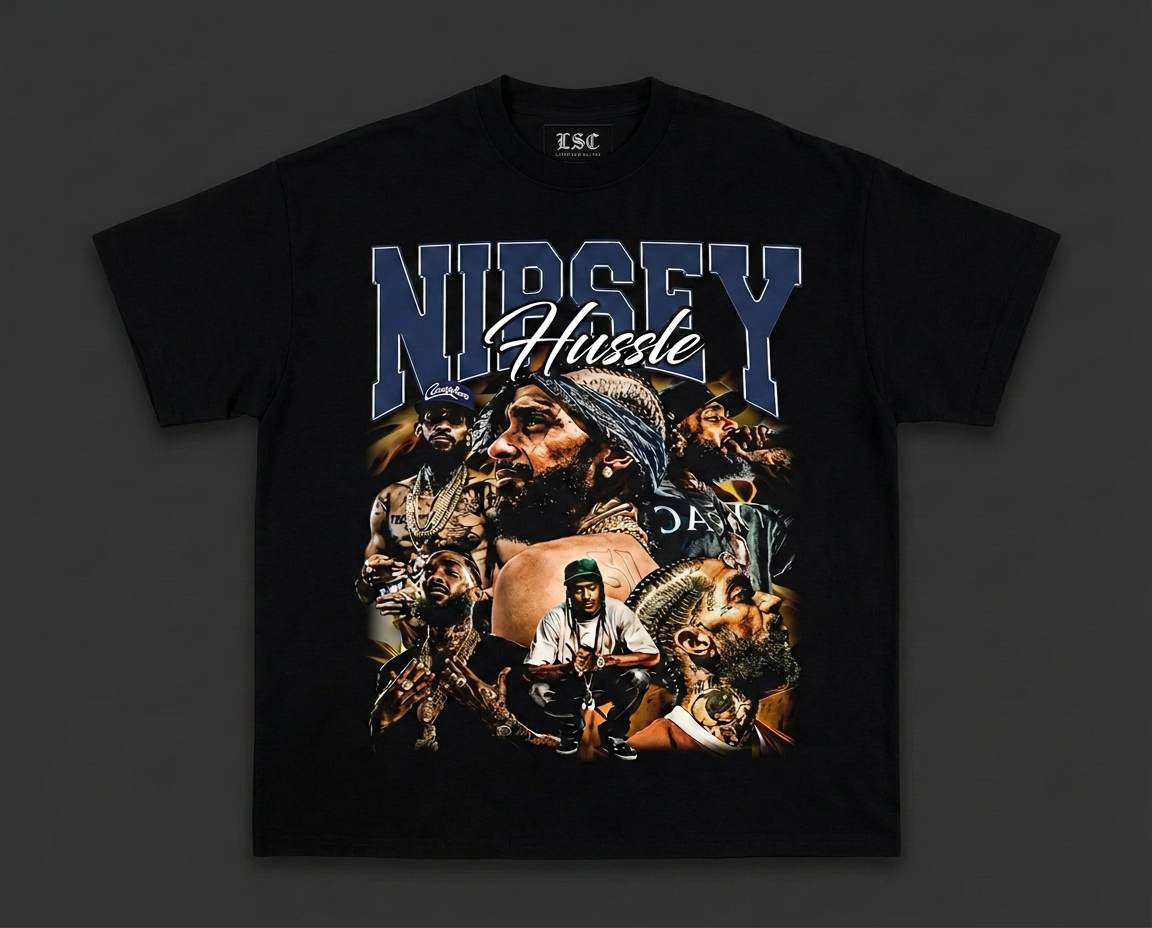 Nipsey Hussle Graphic Tee / Black