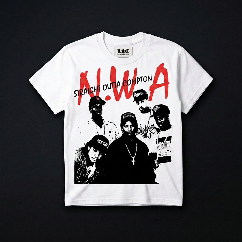 N.W.A Graphic Tee / White