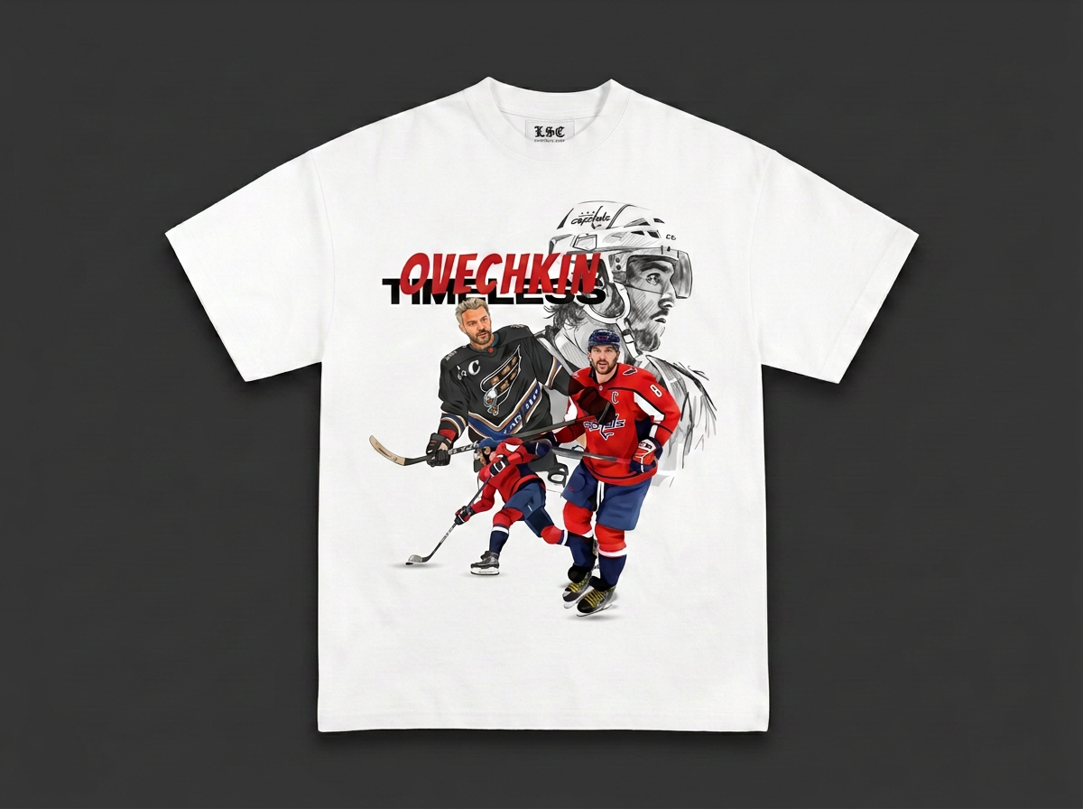 Ovechkin Graphic Tee / White