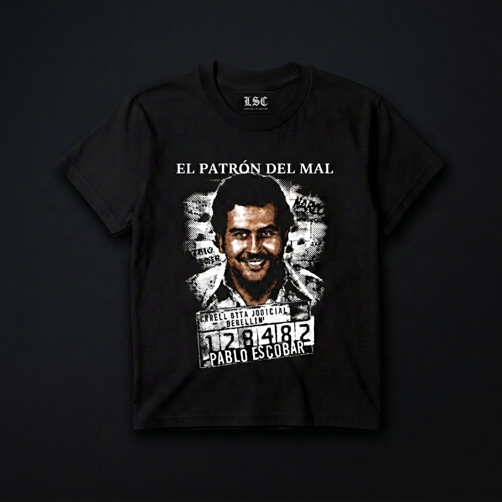 Pablo Escobar Graphic Tee / Black