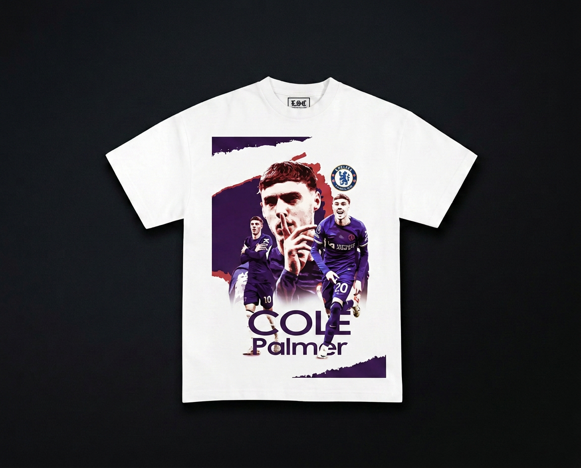 Cole Palmer Graphic Tee / White