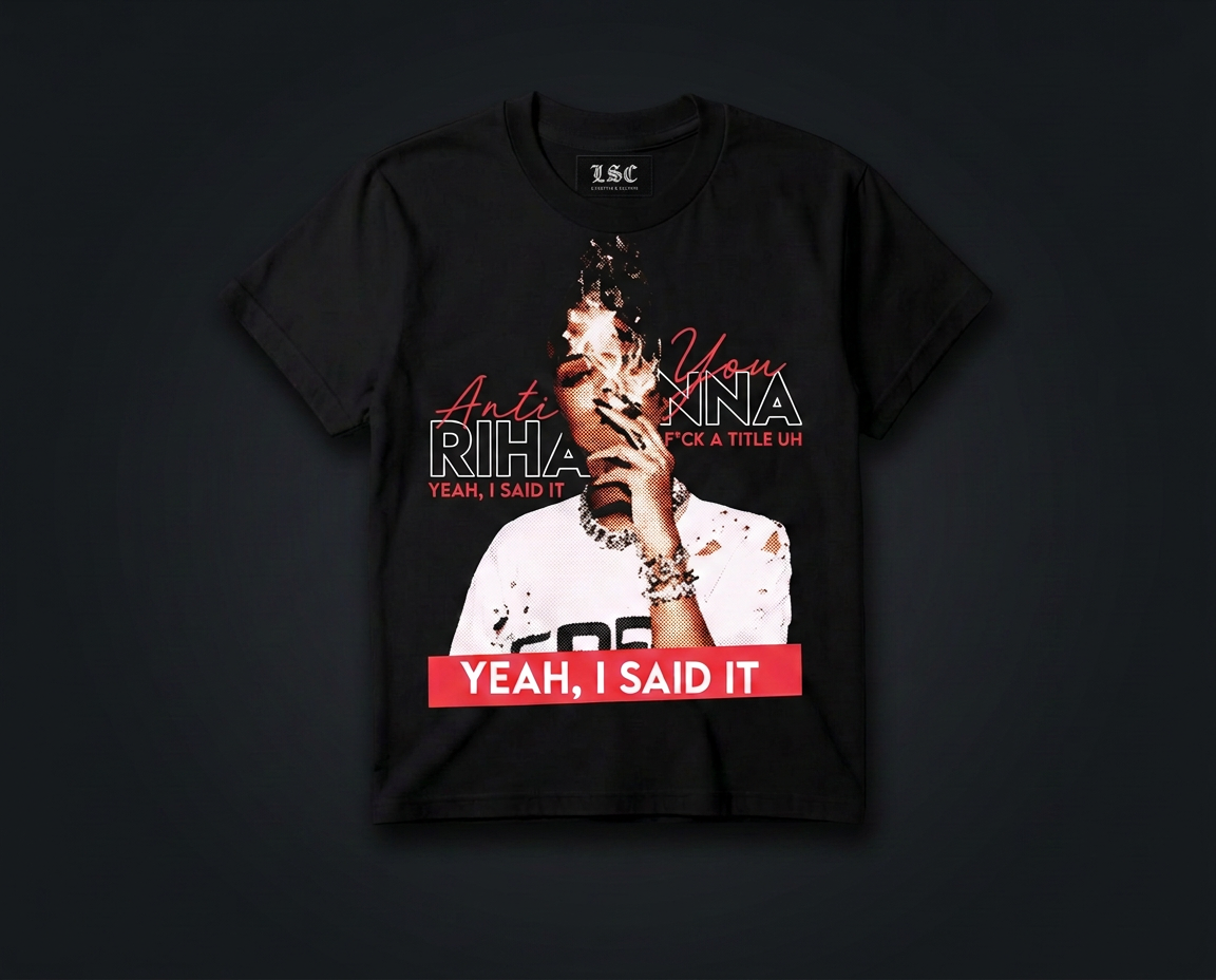 Rihanna Graphic Tee / Black