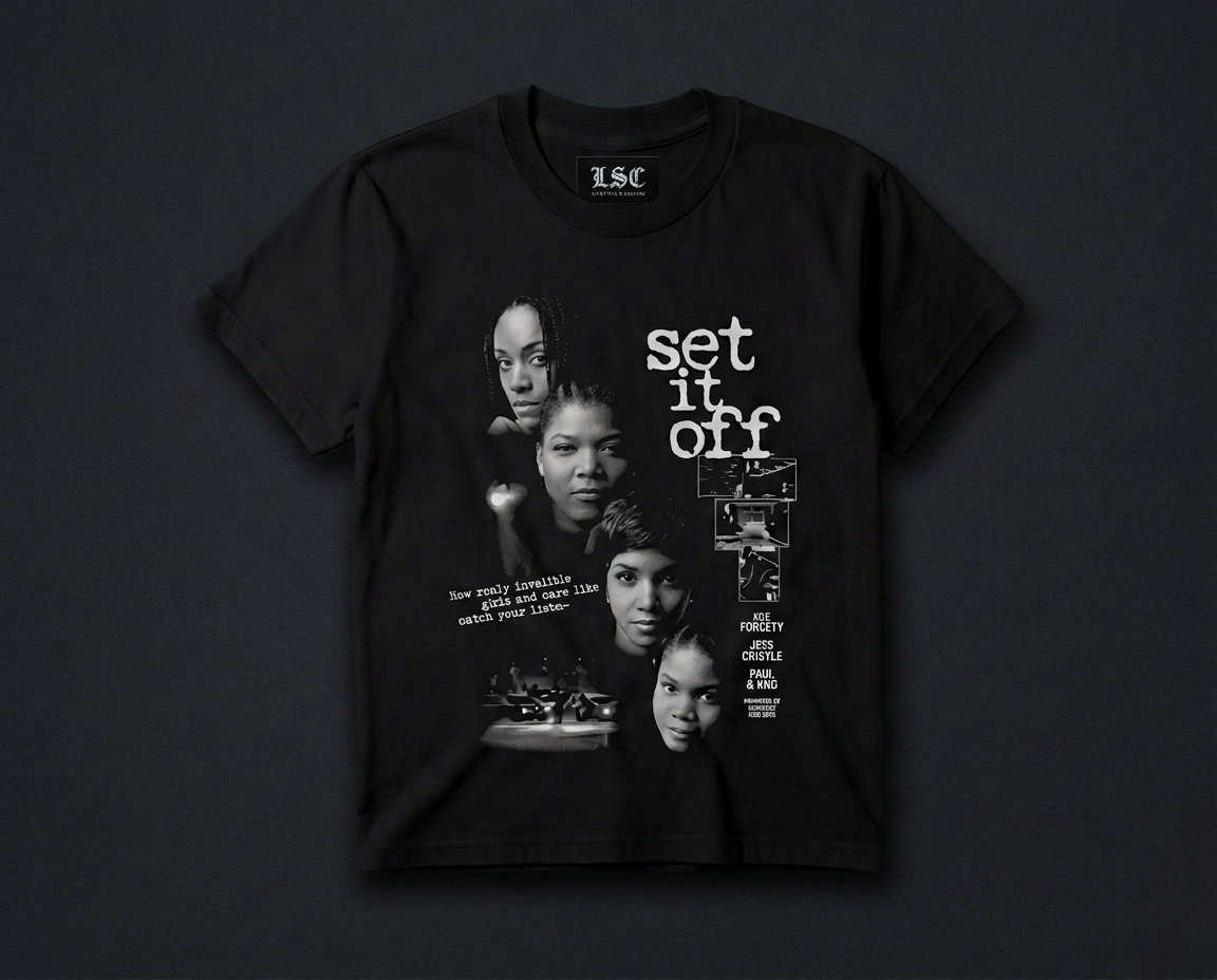Set It Off Graphic Tee / Black