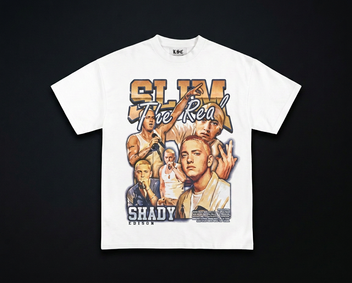 Eminem Slim Shady Graphic Tee / White