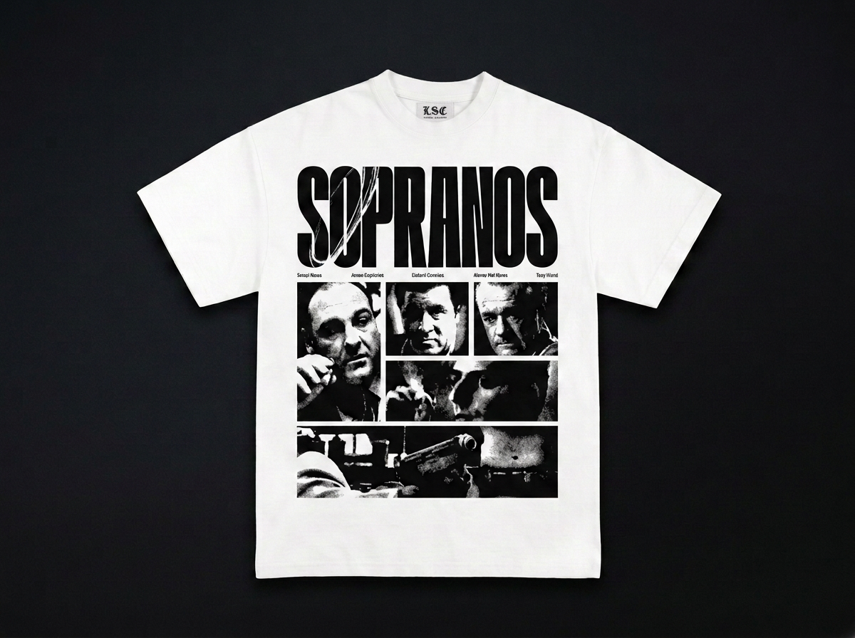 The Sopranos Graphic Tee / White