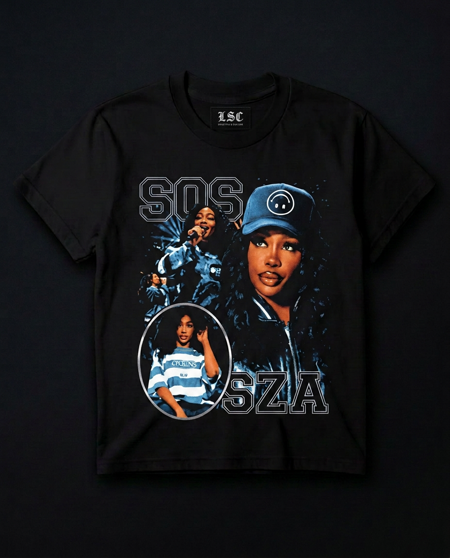 SZA Graphic Tee / Black