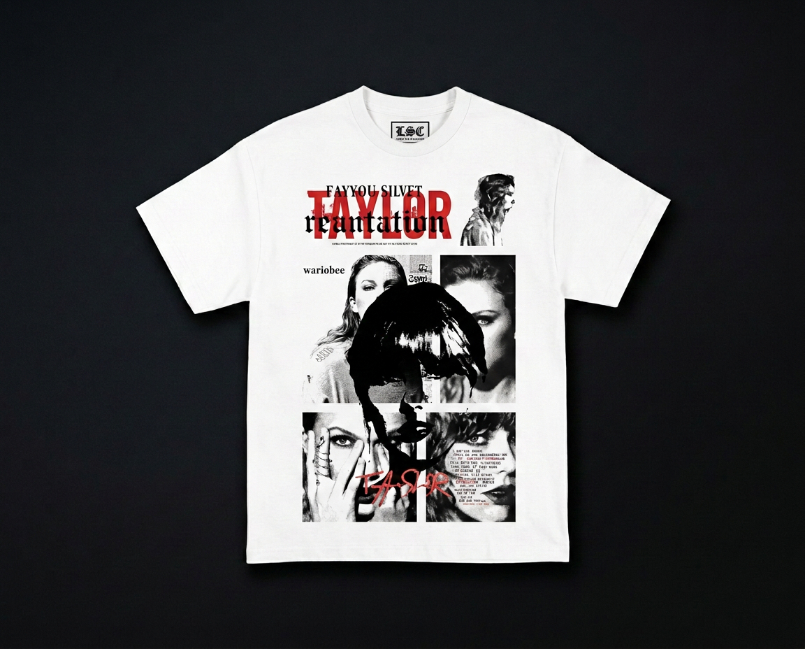 Taylor Swift Graphic Tee / White