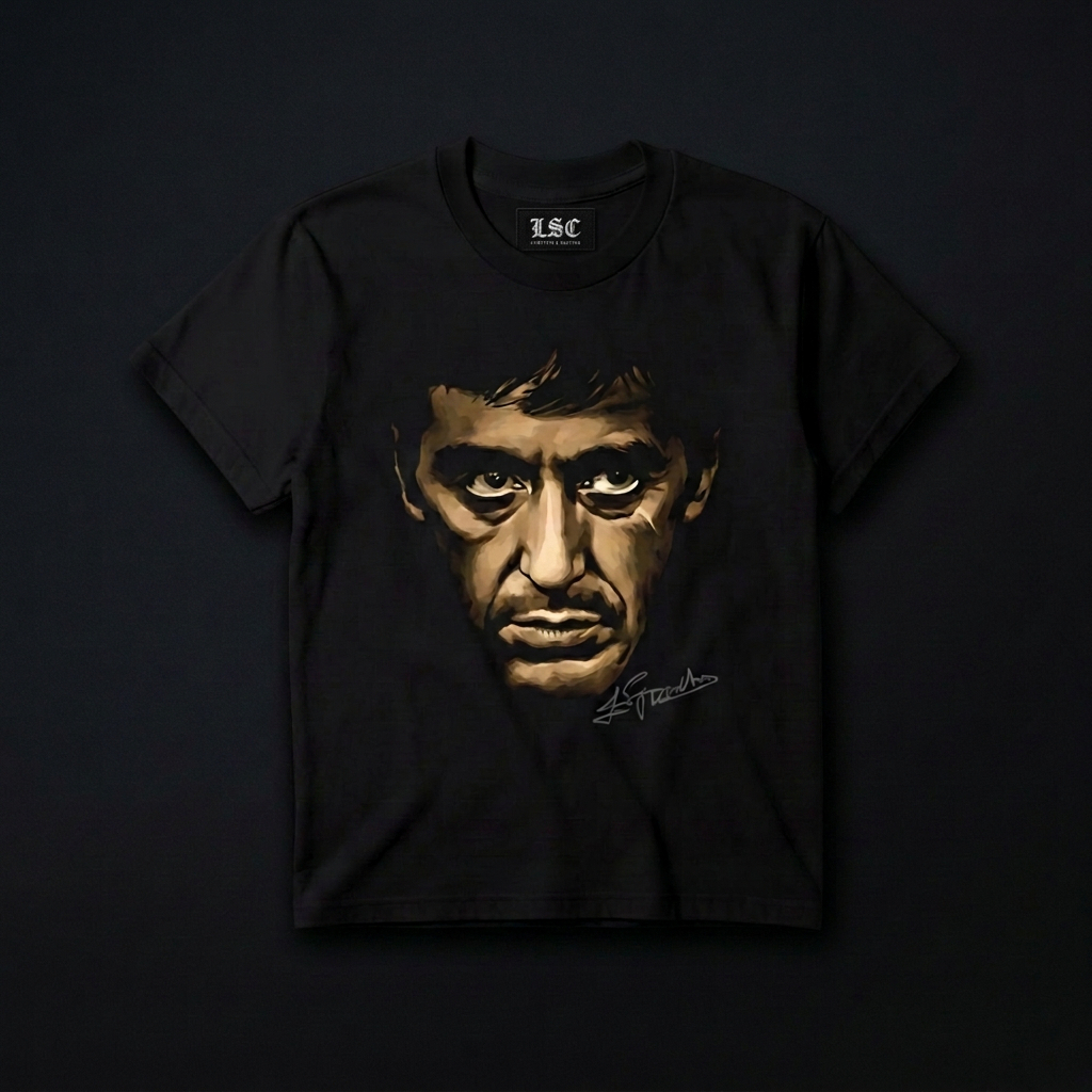 Tony Montana Graphic Tee / Black