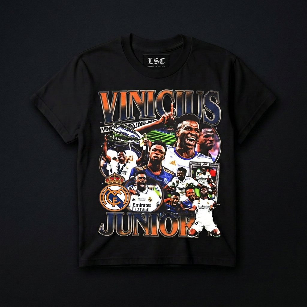 Vinicius Junior Graphic Tee / Black
