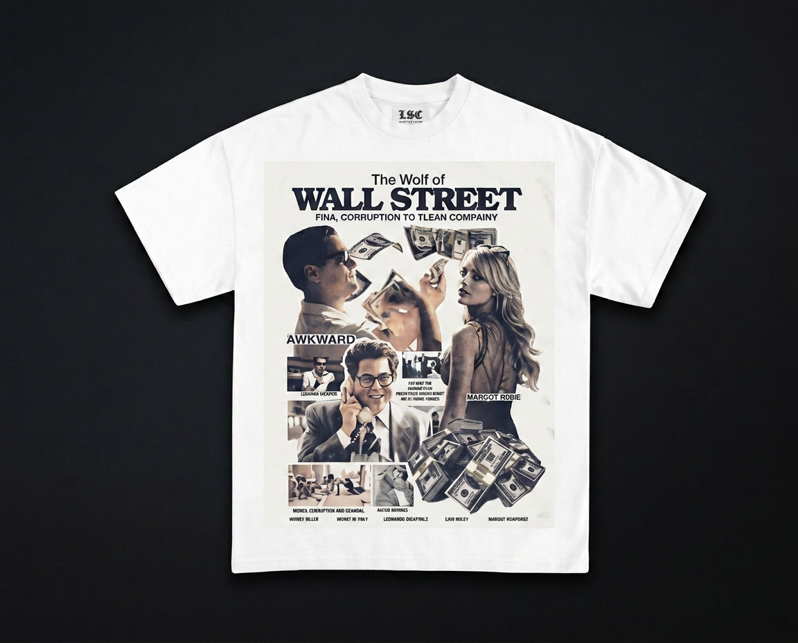 Wall Street Graphic Tee / White