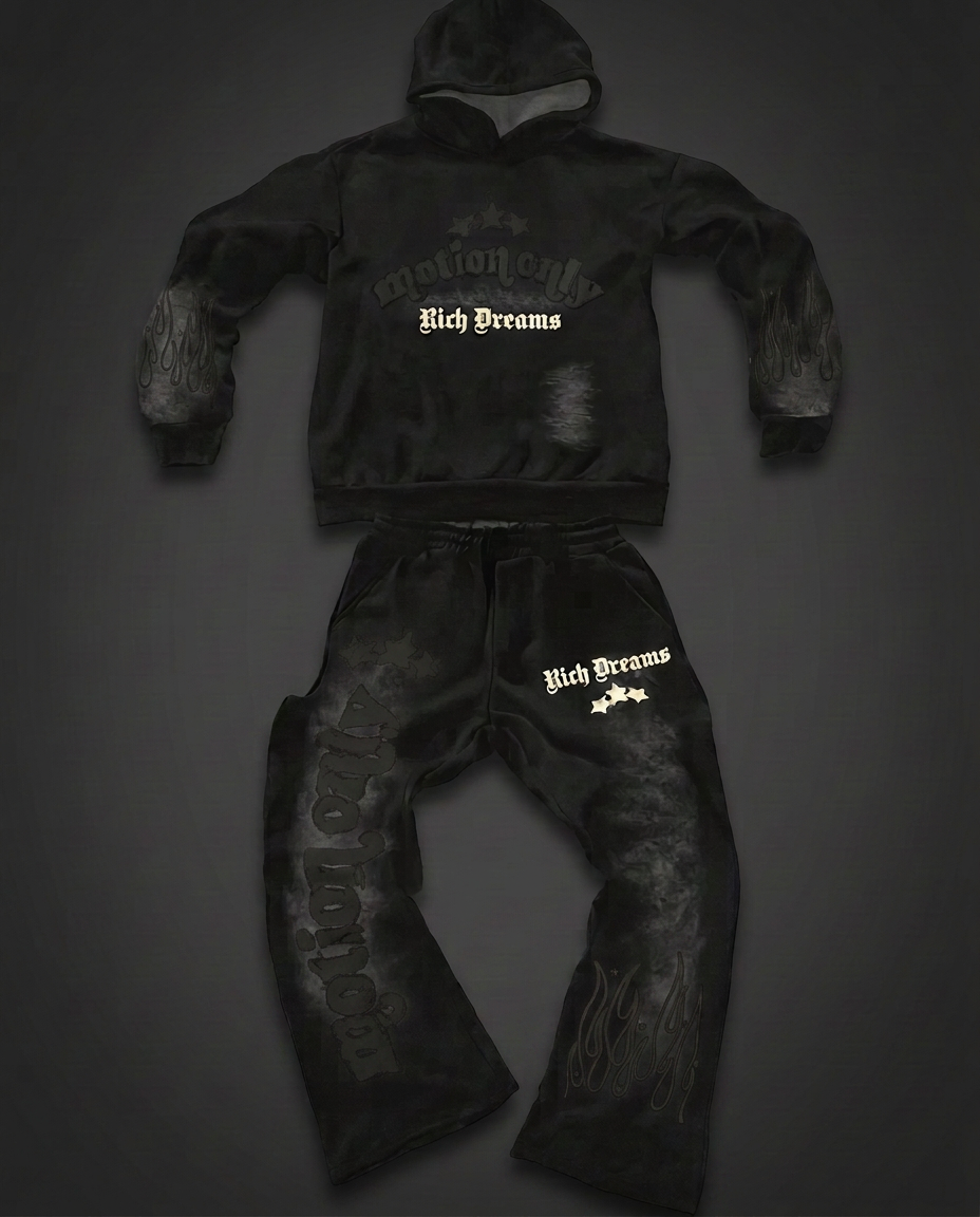 LSC Motion Only Tracksuit / Washed Black